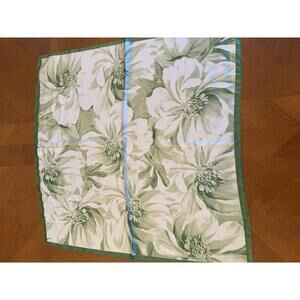 Beautiful Floral Print Square Scarf